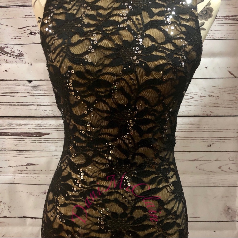 B. Darlin Sequined Cocktail Dress